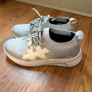Rens Gray and White Coffee Sneakers